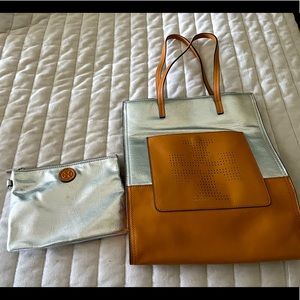 Tory Burch Handbag w/ separate pouch